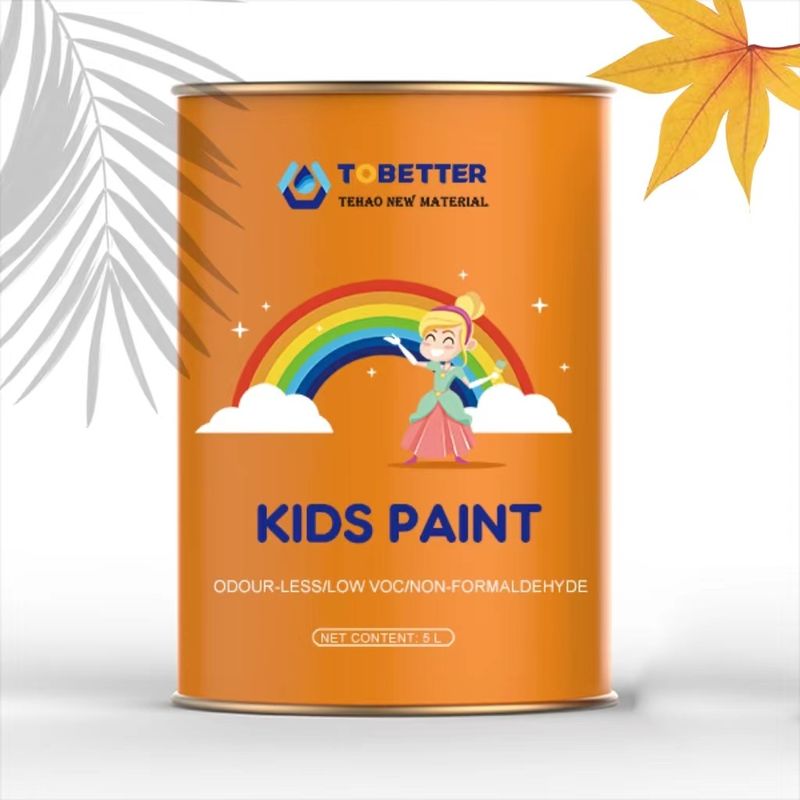 Pintura de pared de interior para niños y niñas con baja concentración de COV