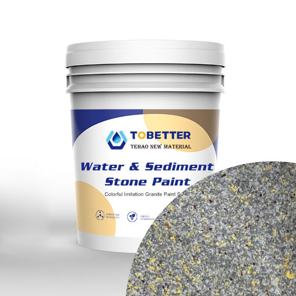 Imitación natural pintura de piedra pintura de pared de hormigón textura exterior nipón reemplazar el agua y el sedimento