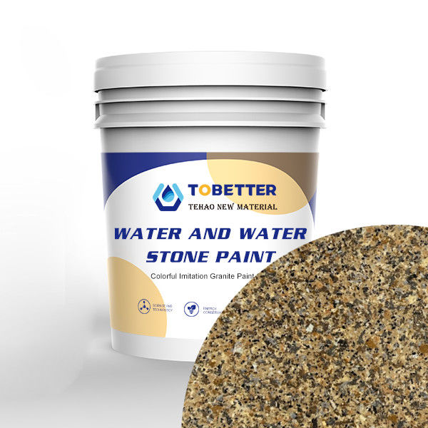 Imitación de piedra de granito Texturas de acabado pintura agua y agua nacido del agua similar a Dulux