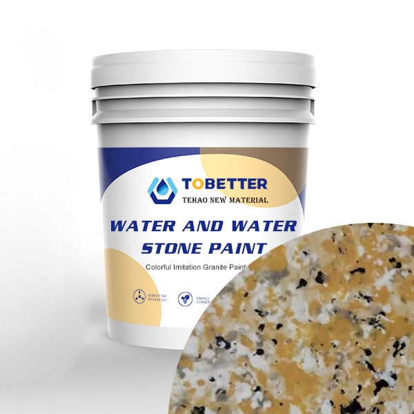 Imitación falsa pintura de piedra pintura impermeable para paredes exteriores similar a Dulux