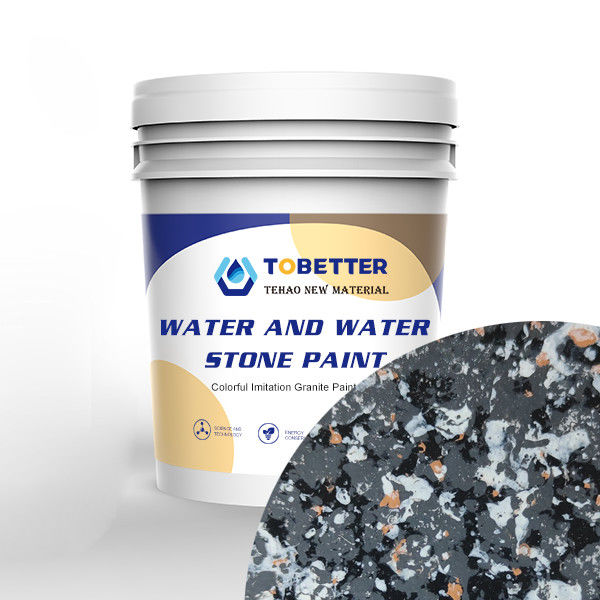 Pintura de pared de piedra para exteriores pintura impermeable agua en el agua colorida decoración líquida