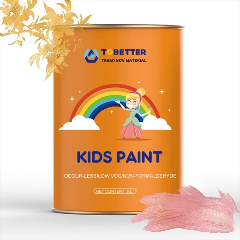 Pintura de pared de interior para niños y niñas con baja concentración de COV