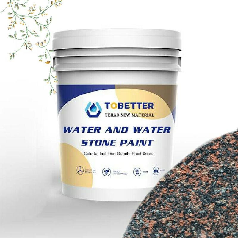 Pintura de revestimiento de pared en polvo Imitación de granito pintura de revestimiento de pared de piedra exterior