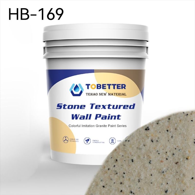 HB-169 Pintura de piedra decorativa exterior reemplaza la laca natural resina acrílica